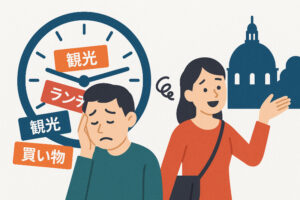 「時間通りに動けない」その旅程表、詰めすぎかも