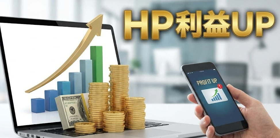 ホームページは作成するのが目的ではなく、お客様を呼込み利益をあげるのが目的