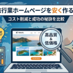 ホームページ作成で相場より費用や維持費を押さえたい方へ　初めてでも安心
